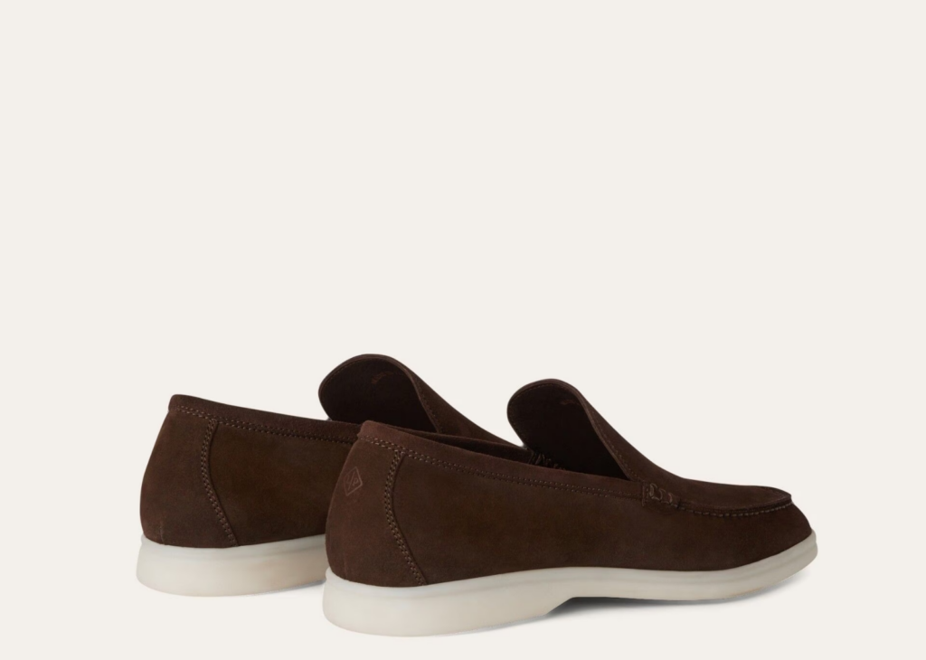 Loro Piana Summer Walk Loafer Suede Chocolate 8