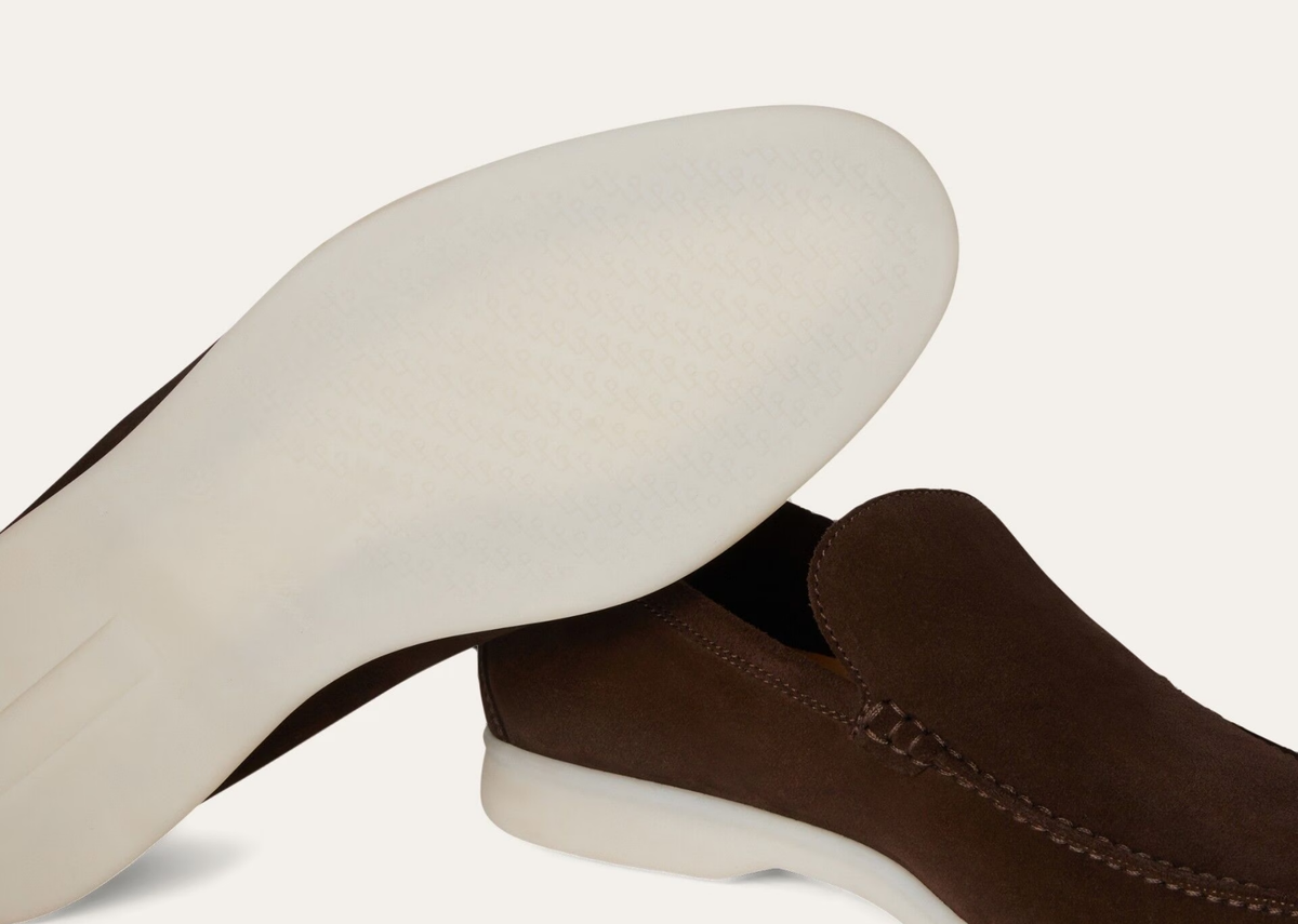 Loro Piana Summer Walk Loafer Suede Chocolate 4
