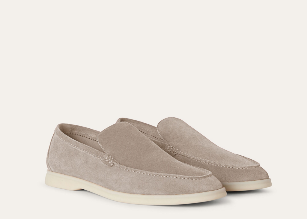 Loro Piana Summer Walk Loafer Suede Classic Beige 5