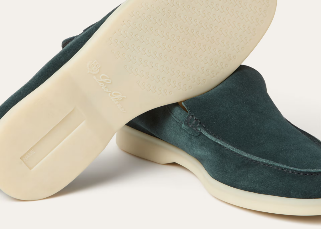Loro Piana Summer Walk Loafer Suede Dark Green 9