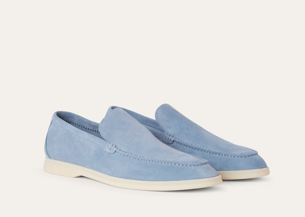 Loro Piana Summer Walk Loafer Suede Polvere 5