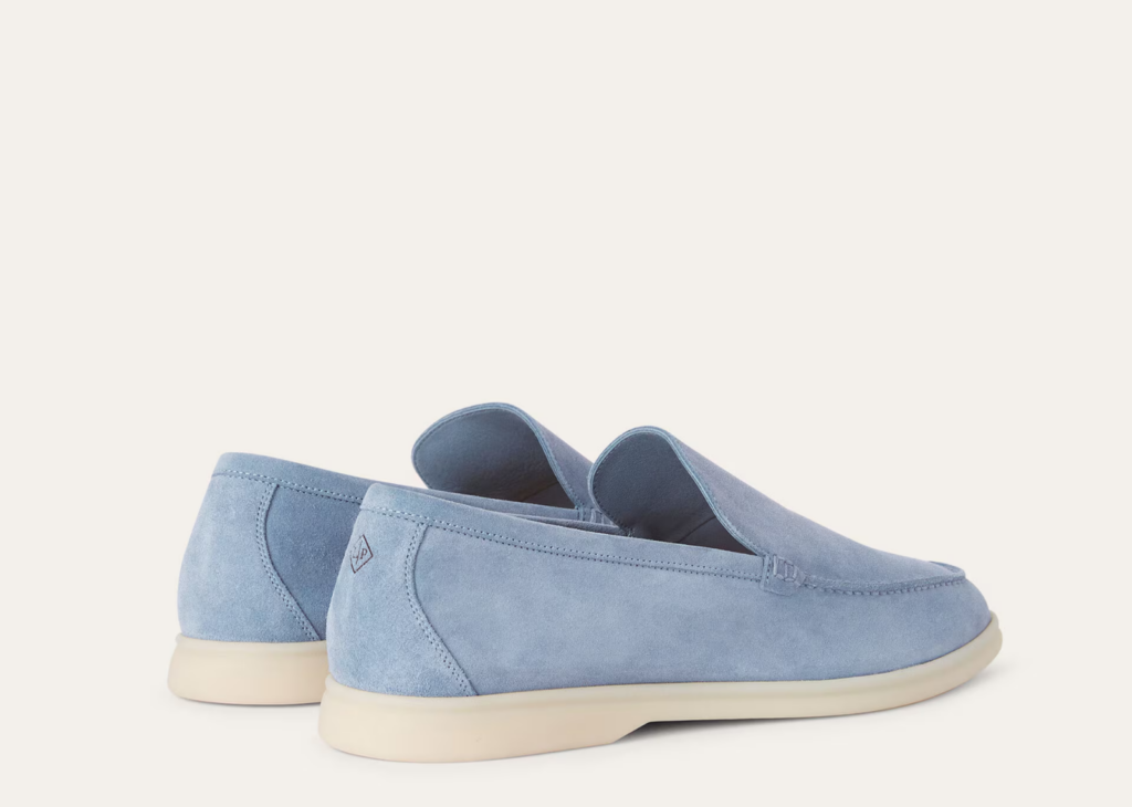 Loro Piana Summer Walk Loafer Suede Polvere 6