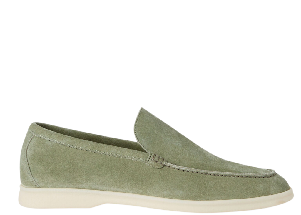 Loro Piana Summer Walk Loafer Suede Powder Tea 4
