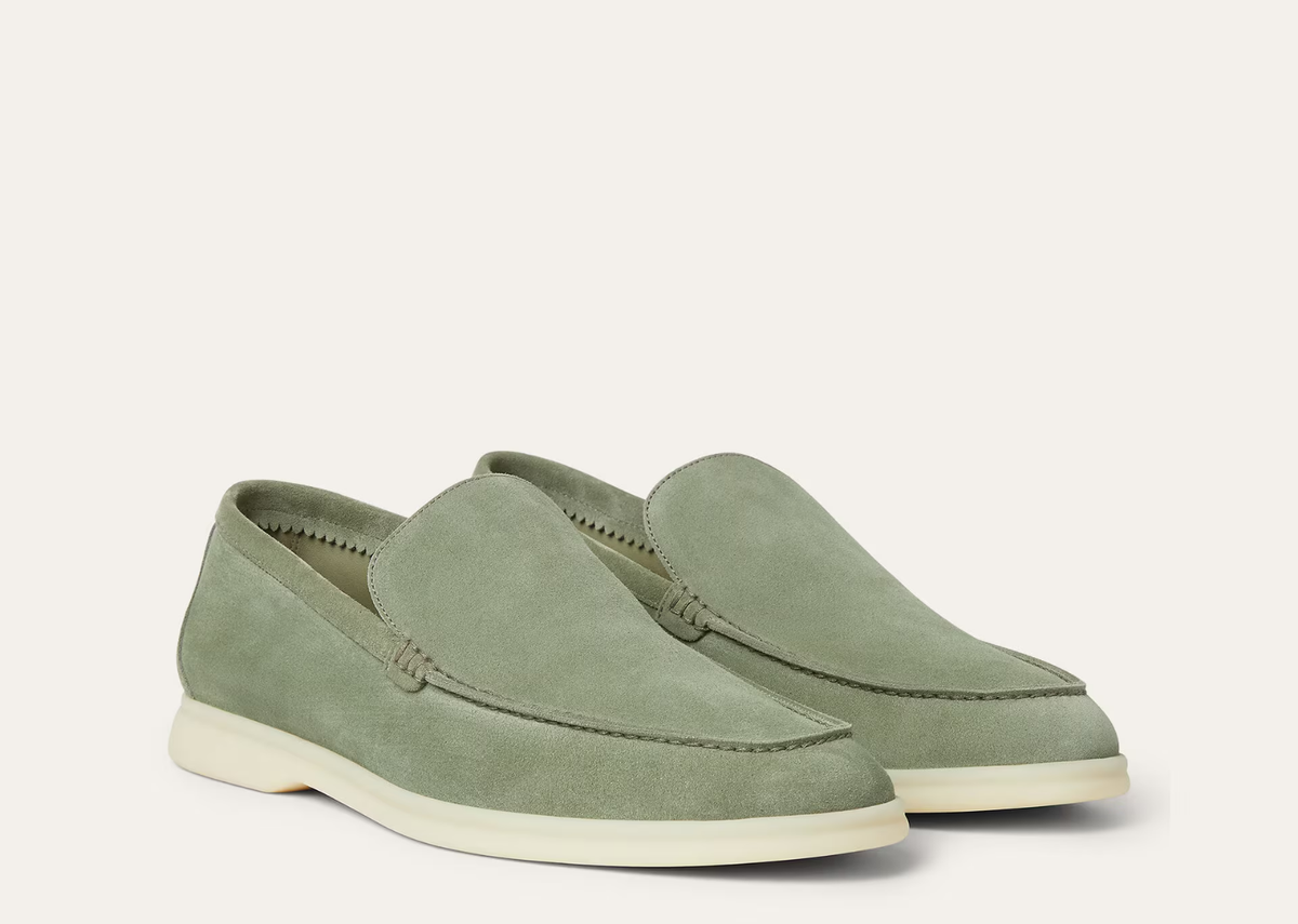 Loro Piana Summer Walk Loafer Suede Shamrock 2