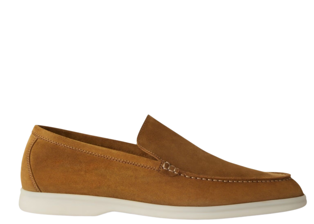 Loro Piana Summer Walk Loafer Suede Tan 4