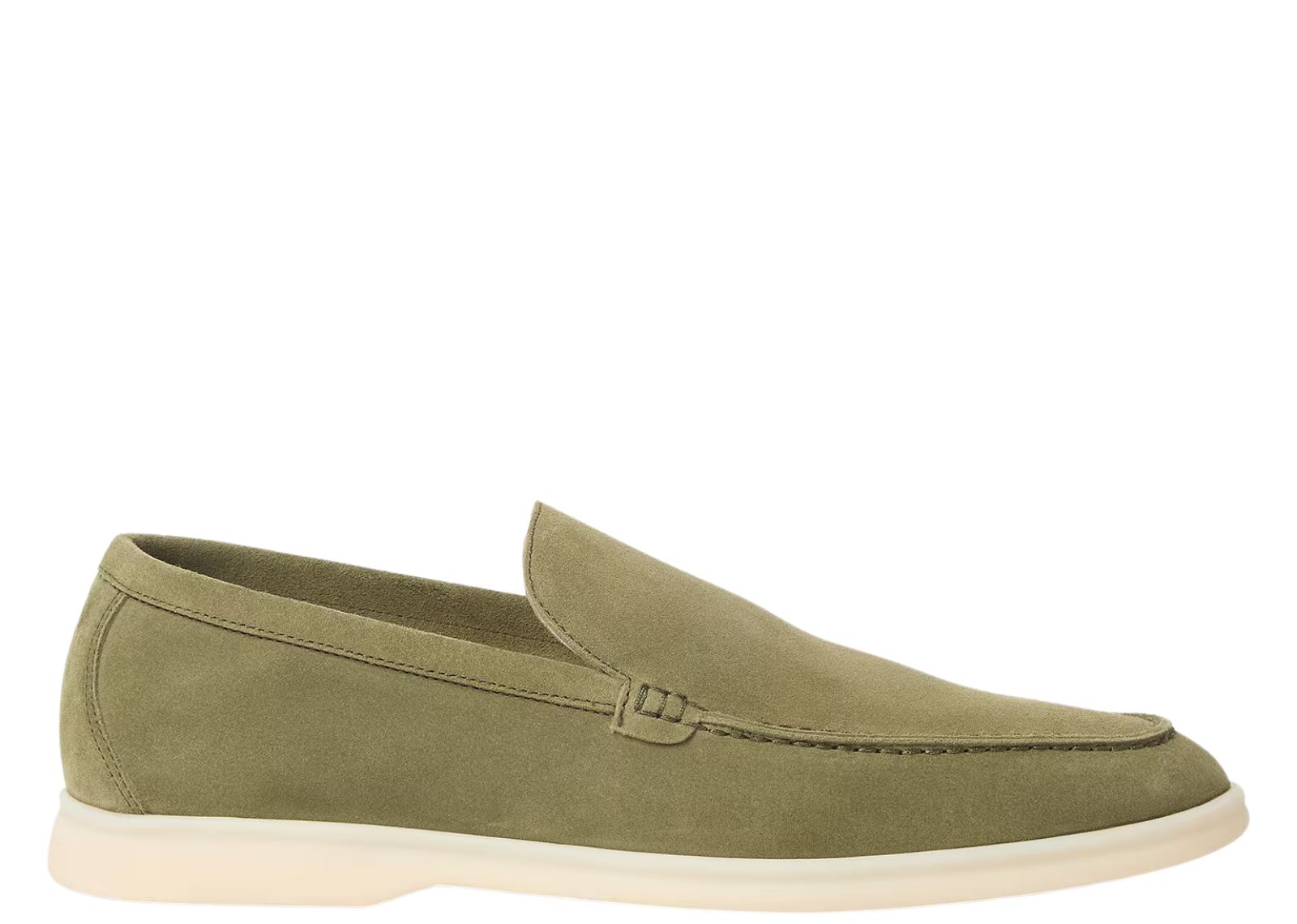 Loro Piana Summer Walk Loafer Suede Verde-Acqua