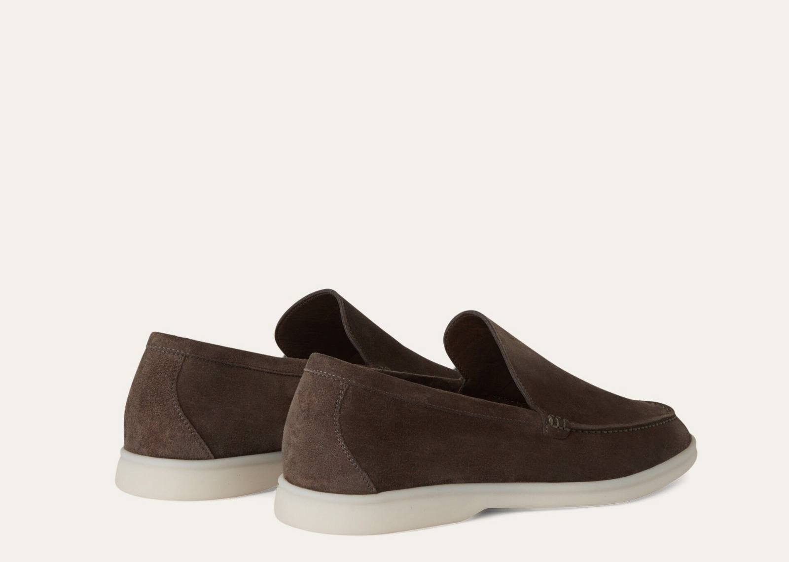Loro Piana Summer Walk Loafer Suede Warm Gray 3