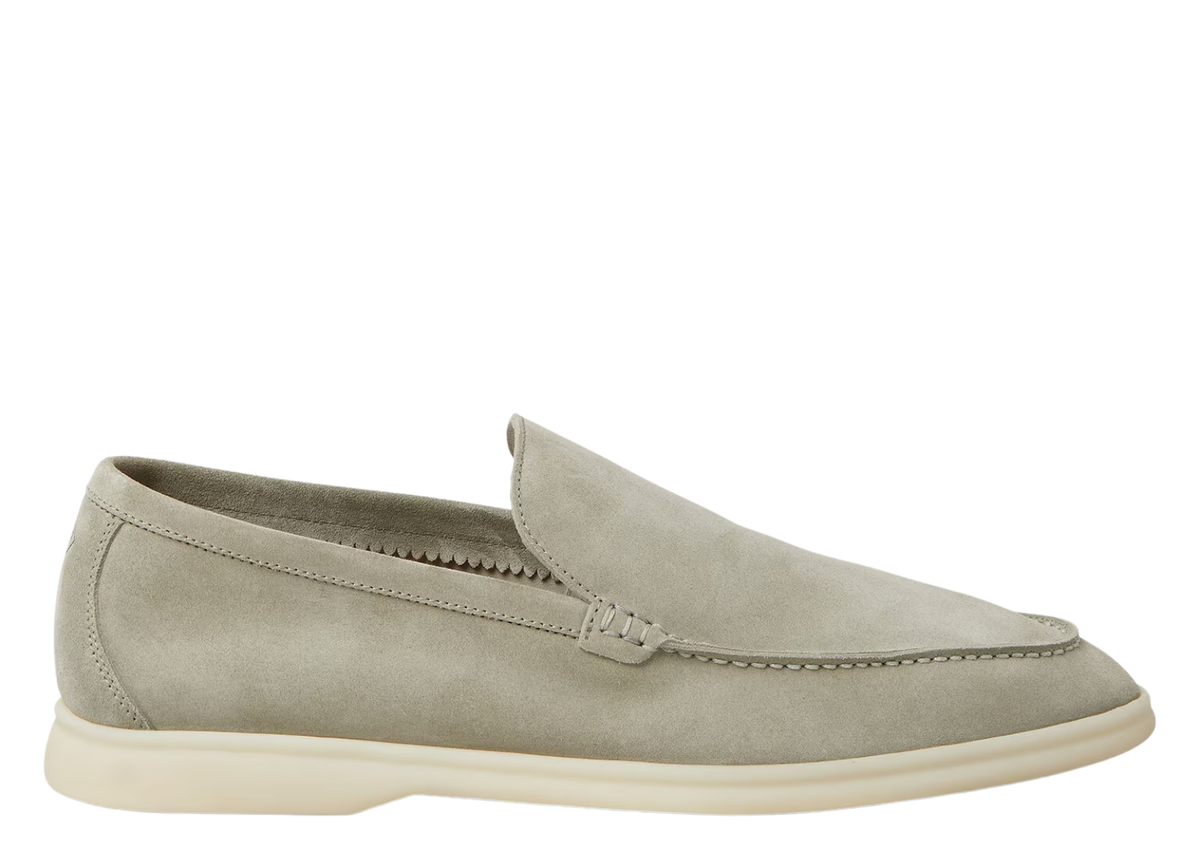 Loro Piana Summer Walk Loafer Suede Wild Desert Sage