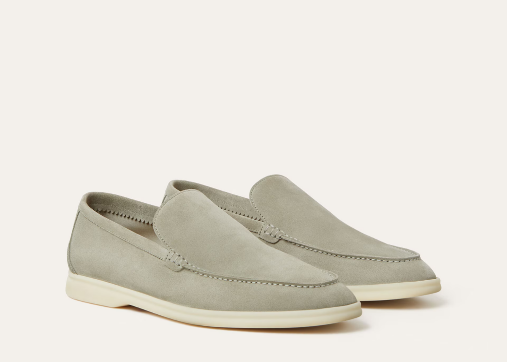 Loro Piana Summer Walk Loafer Suede Wild Desert Sage 5
