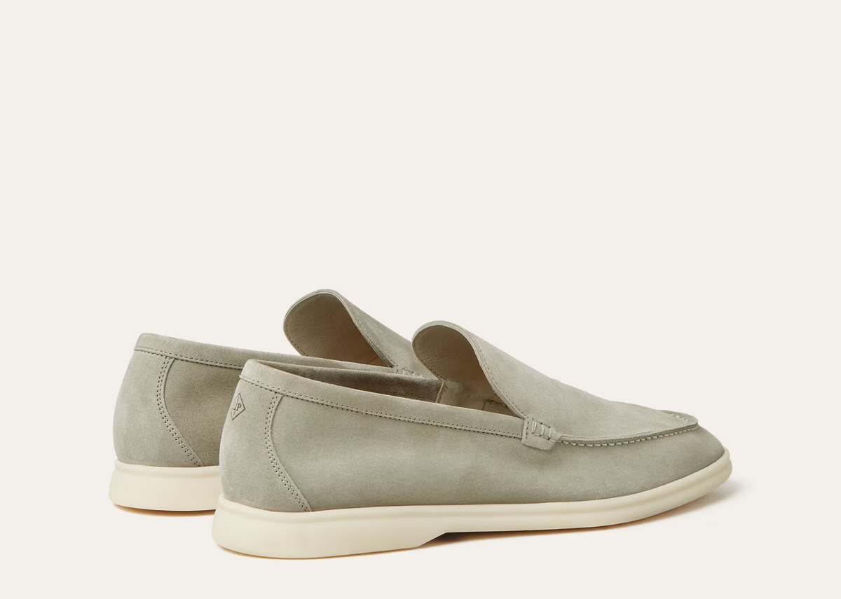 Loro Piana Summer Walk Loafer Suede Wild Desert Sage 3