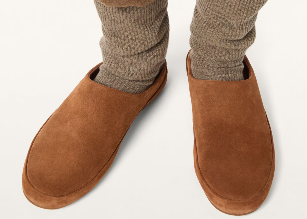 Loro Piana Tomori Walk Mule Suede Brandy 10