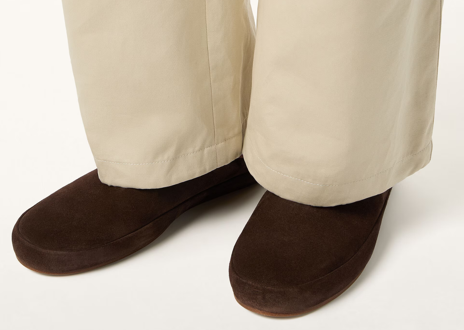 Loro Piana Tomori Walk Mule Suede Chocolate 5