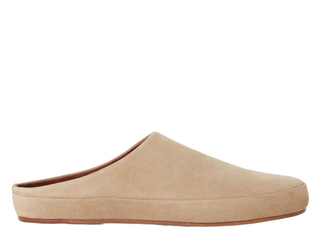 Loro Piana Tomori Walk Mule Suede Dark Birch 6