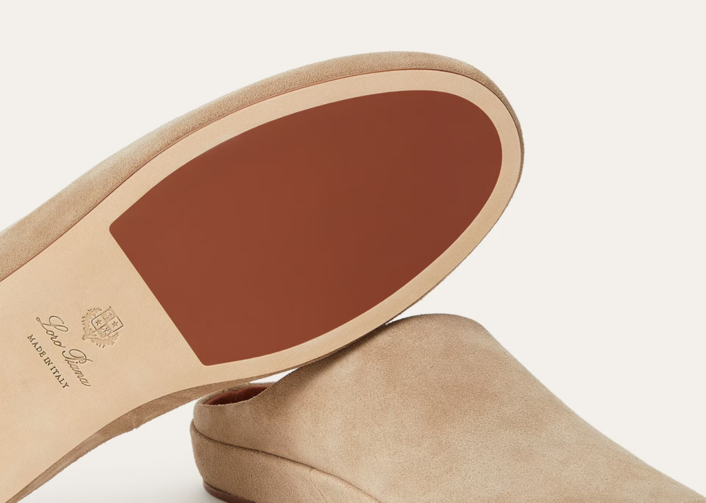 Loro Piana Tomori Walk Mule Suede Dark Birch 9