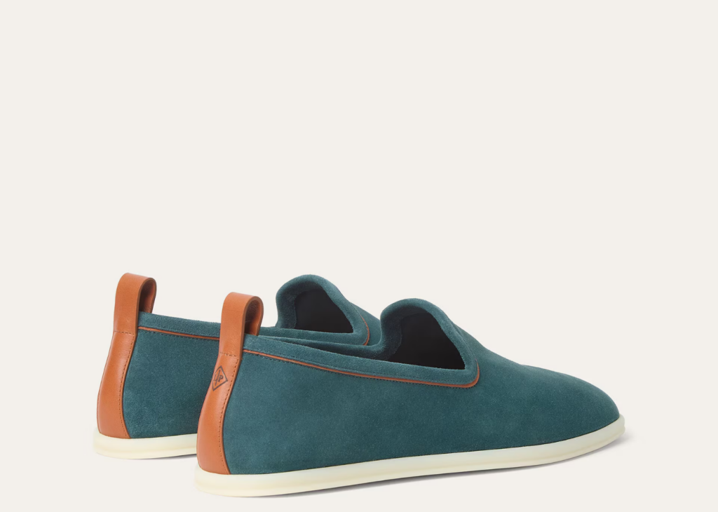 Loro Piana Venice Walk Loafer Suede Atlantic Deep 8