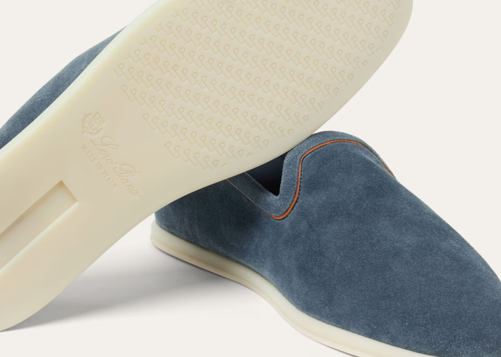Loro Piana Venice Walk Loafer Suede Black Figs 9