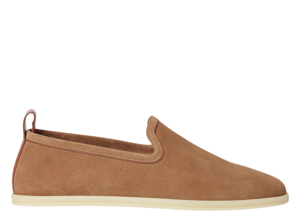 Loro Piana Venice Walk Loafer Suede Dark Birch 6
