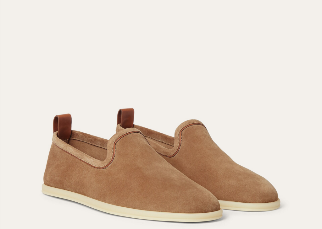 Loro Piana Venice Walk Loafer Suede Dark Birch 7
