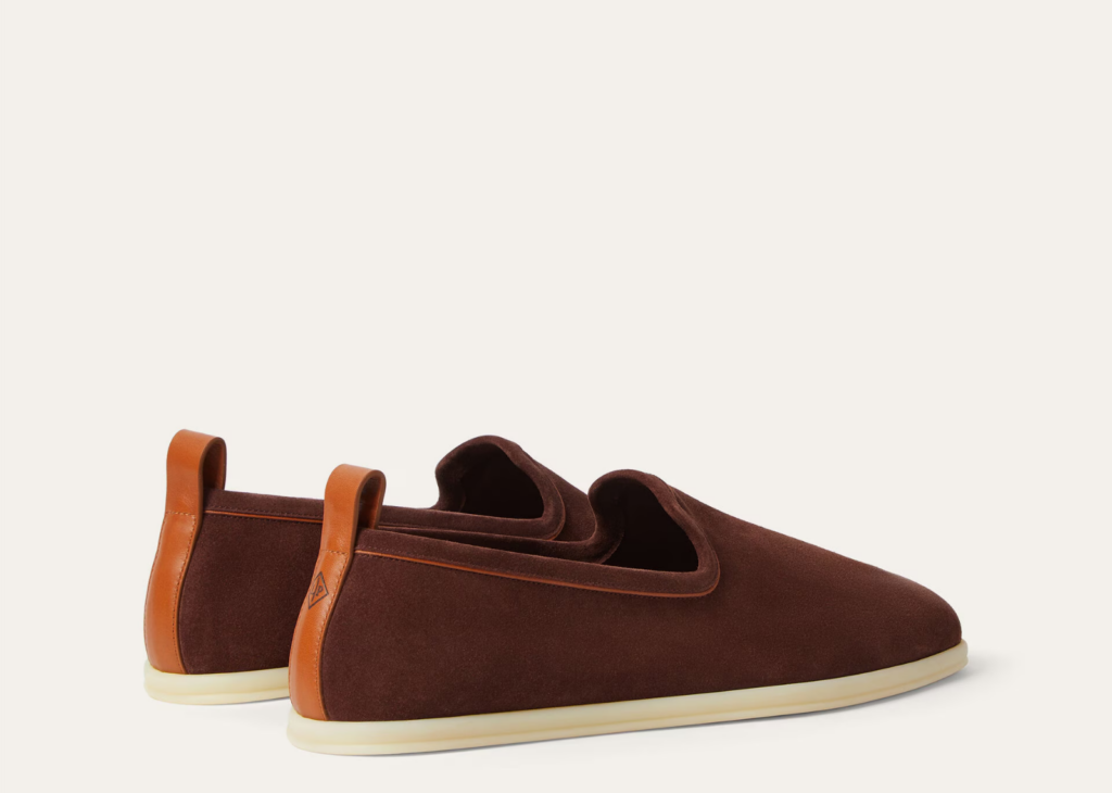 Loro Piana Venice Walk Loafer Suede Deep Mogano 8