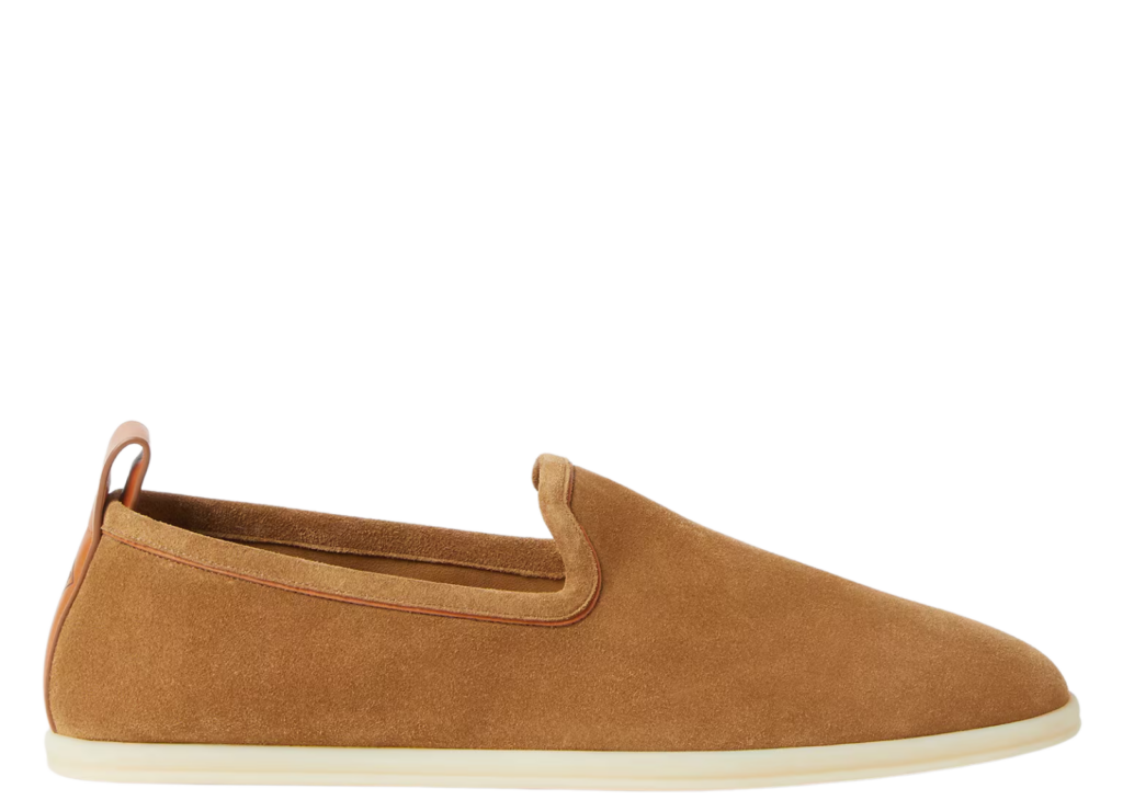 Loro Piana Venice Walk Loafer Suede Light Sand Dune 6