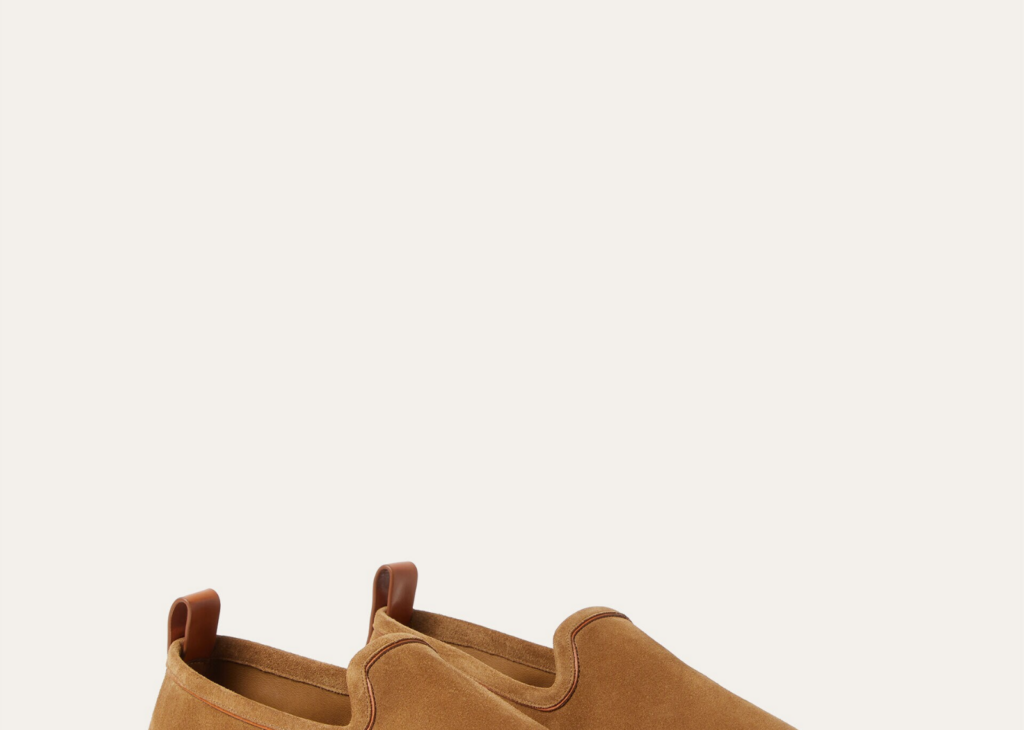 Loro Piana Venice Walk Loafer Suede Light Sand Dune 7
