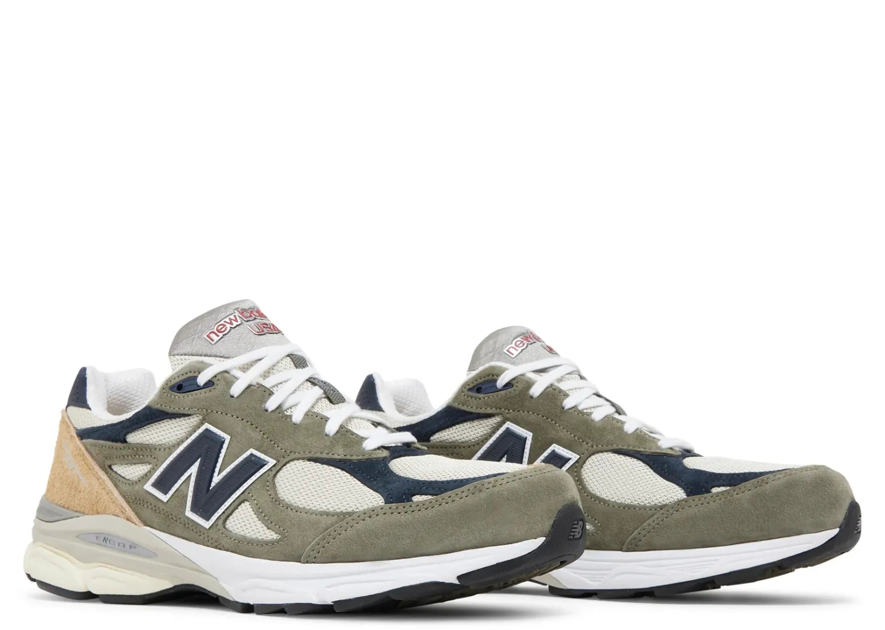 New Balance 990v3 Mi USA Grey Blue Olive 5