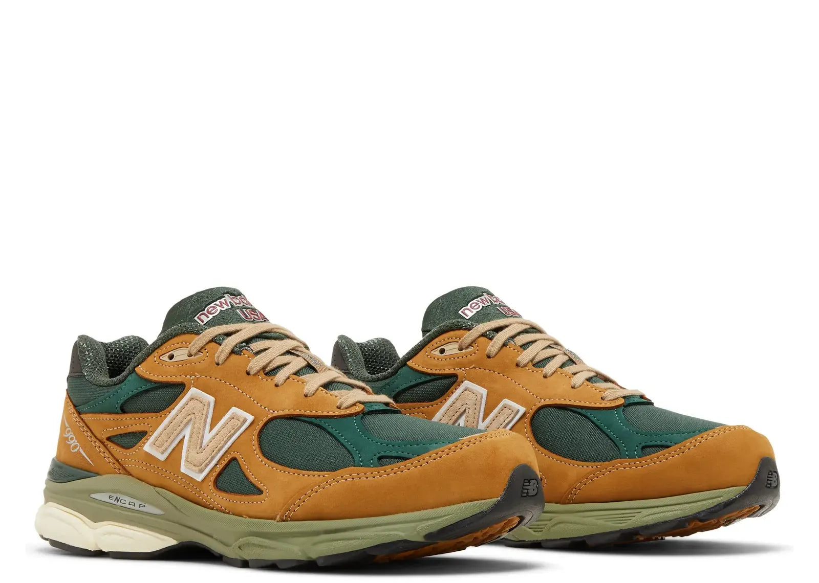 New Balance 990v3 Mi USA Tan Green 5