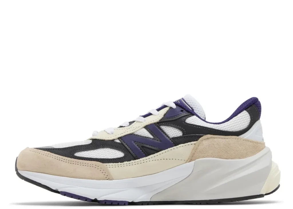 New Balance 990v6 Mi USA Teddy Santis White Black Plum 7