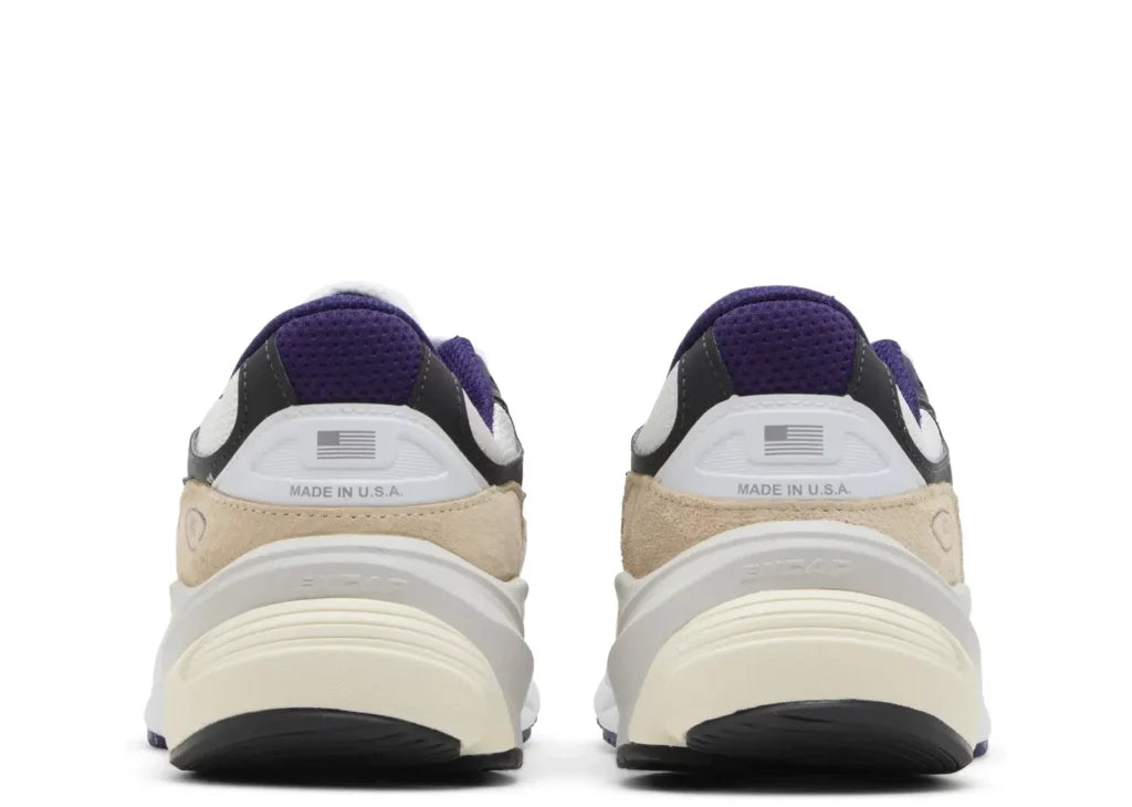 New Balance 990v6 Mi USA Teddy Santis White Black Plum 8