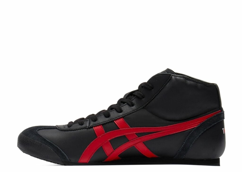 Onitsuka Tiger Mexico Mid Runner Black Classic Red 6