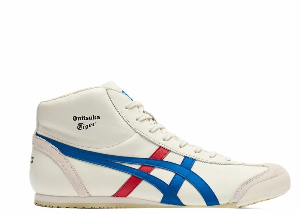 Onitsuka Tiger Mexico Mid Runner Cream Directoire Blue 5