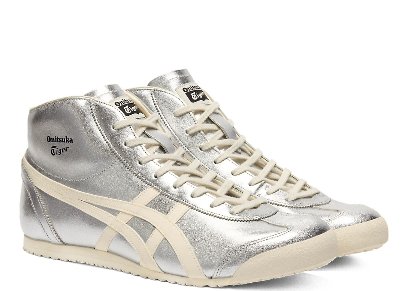 Onitsuka Tiger Mexico Mid Runner Silver Cream 3