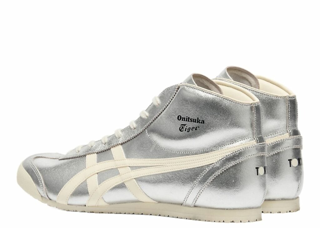 Onitsuka Tiger Mexico Mid Runner Silver Cream 8