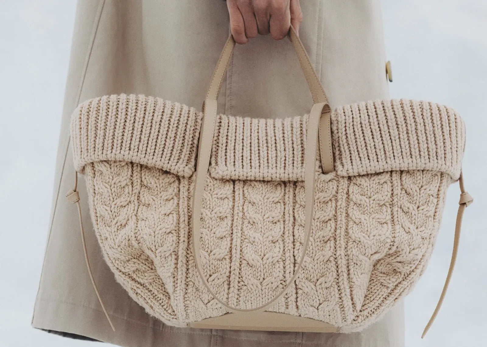 Polène Cyme Mini Edition Merino Ecru 3