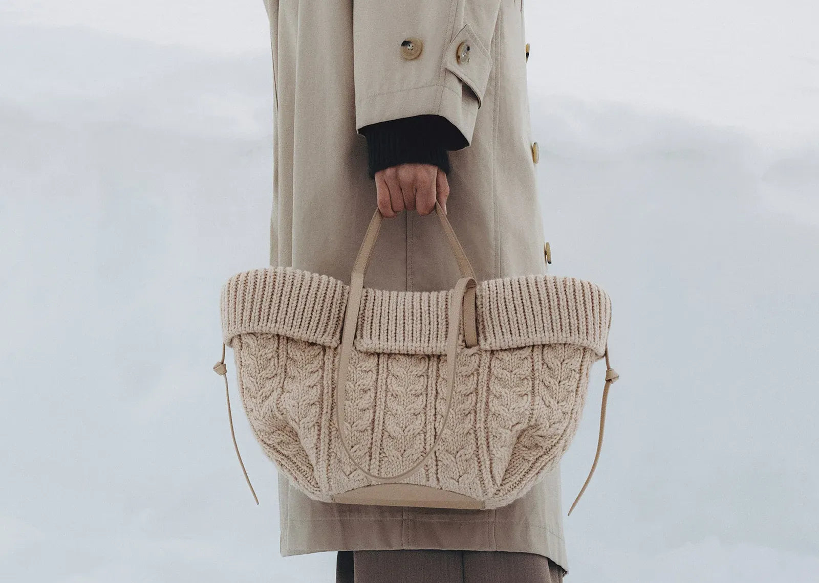 Polène Cyme Mini Edition Merino Ecru 5