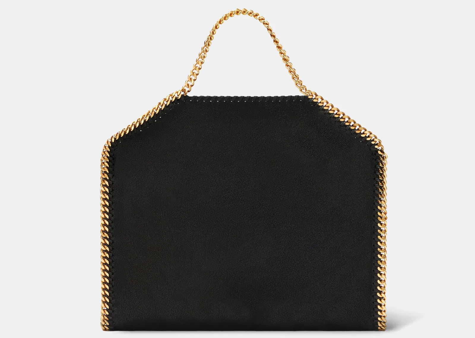 Stella Mc Cartney Falabella Fold-Over Tote Bag Black Gold 4