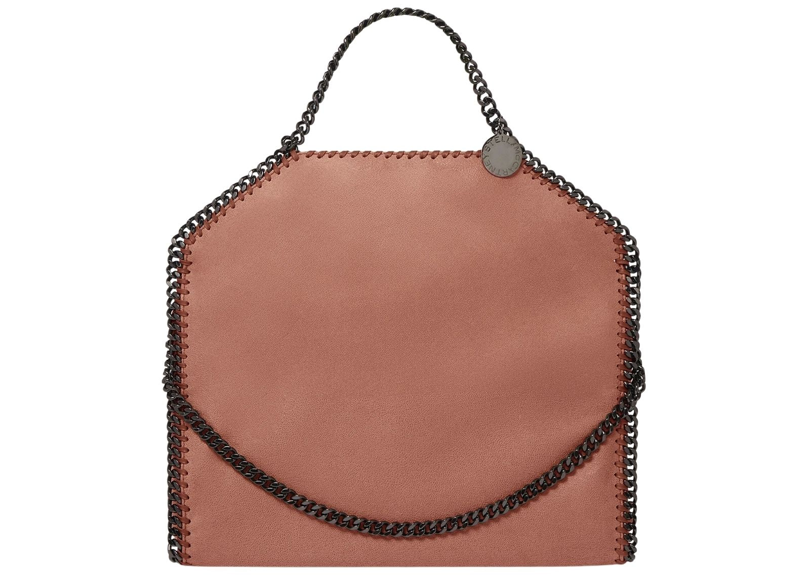 Stella Mc Cartney Falabella Fold-Over Tote Bag Brown