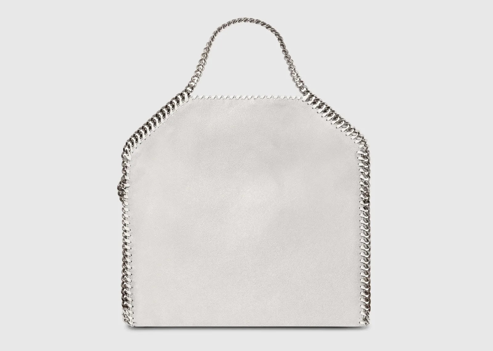 Stella Mc Cartney Falabella Fold-Over Tote Bag Pearl Grey 3