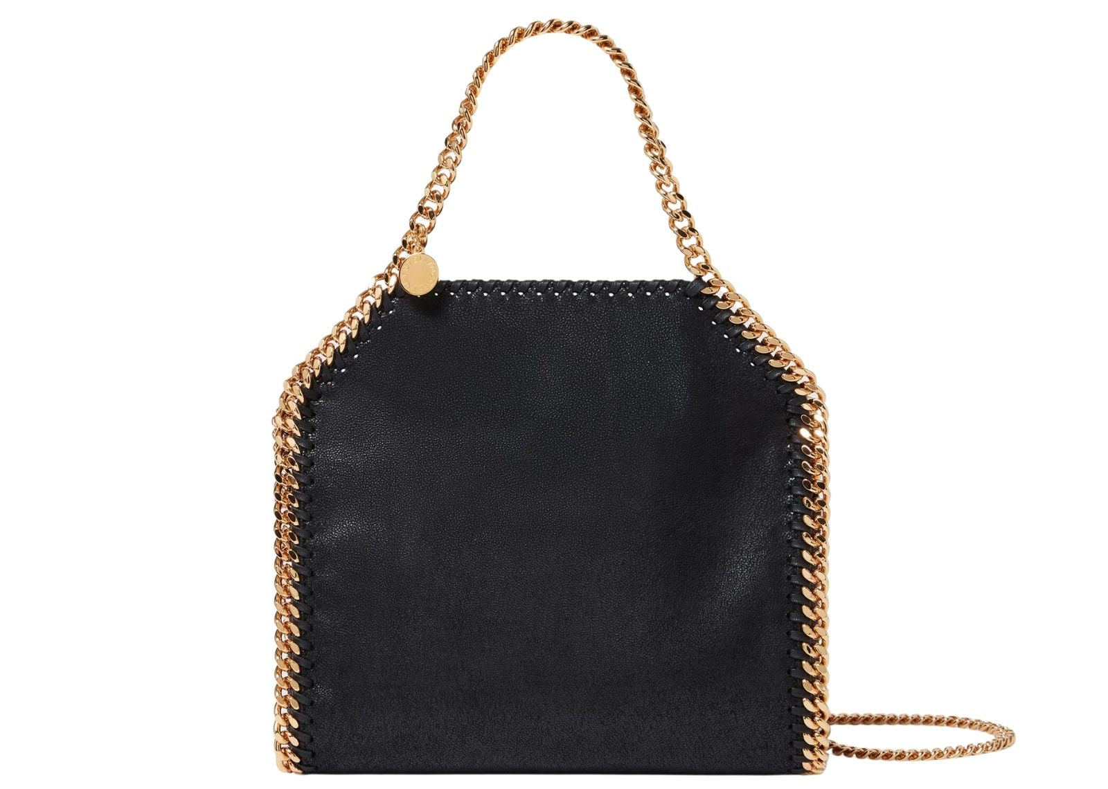 Stella Mc Cartney Falabella Mini Tote Bag Black Gold