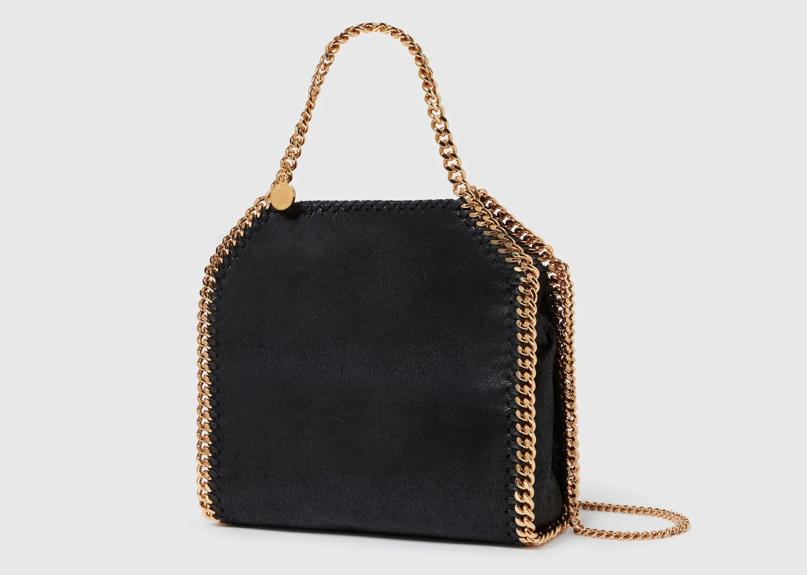 Stella Mc Cartney Falabella Mini Tote Bag Black Gold 3