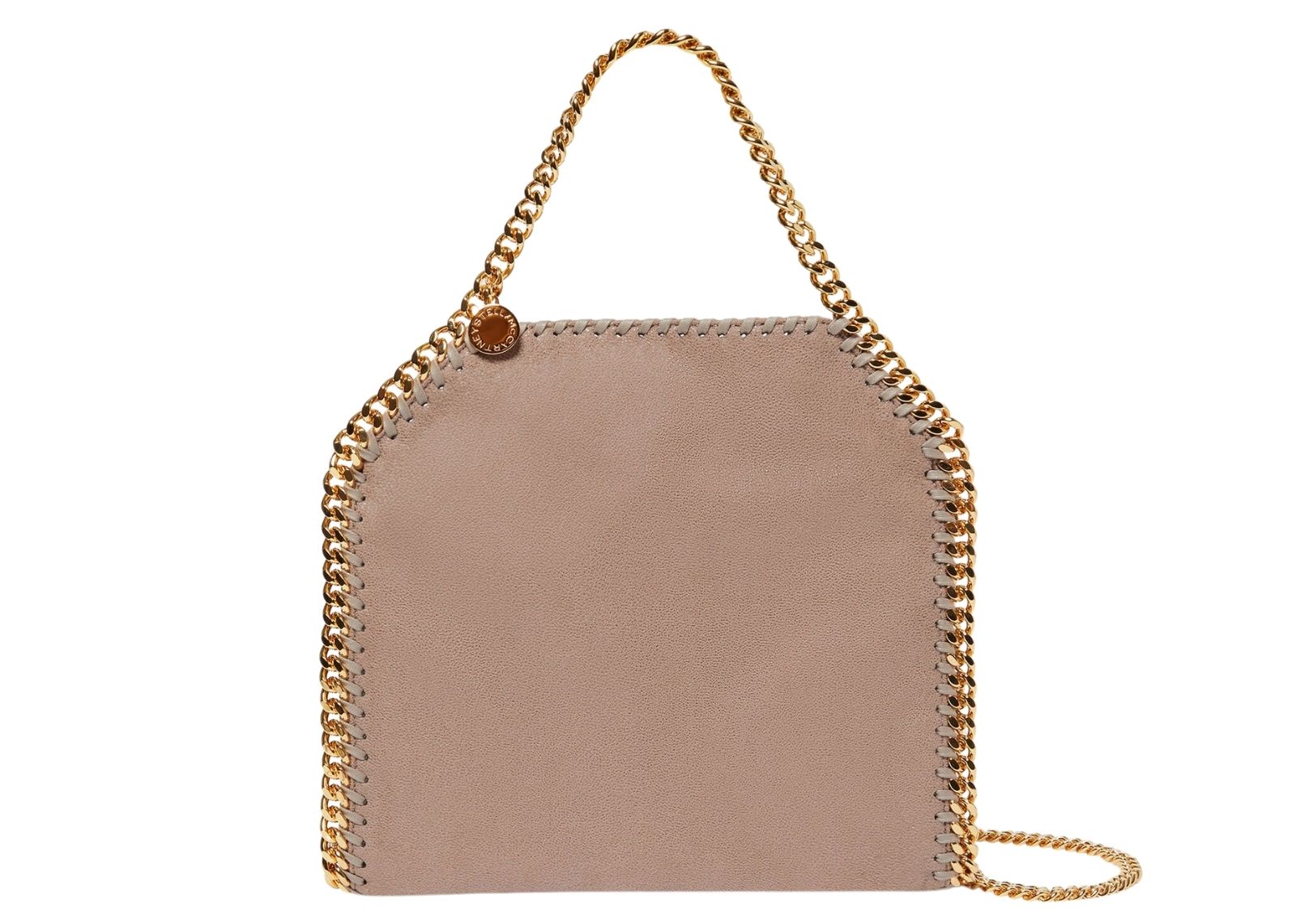 Stella Mc Cartney Falabella Mini Tote Bag Moss Gold