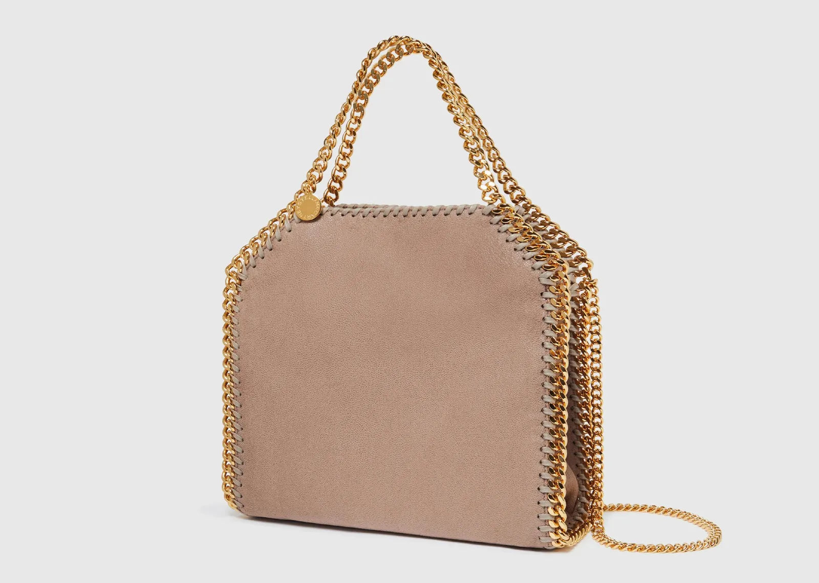 Stella Mc Cartney Falabella Mini Tote Bag Moss Gold 2