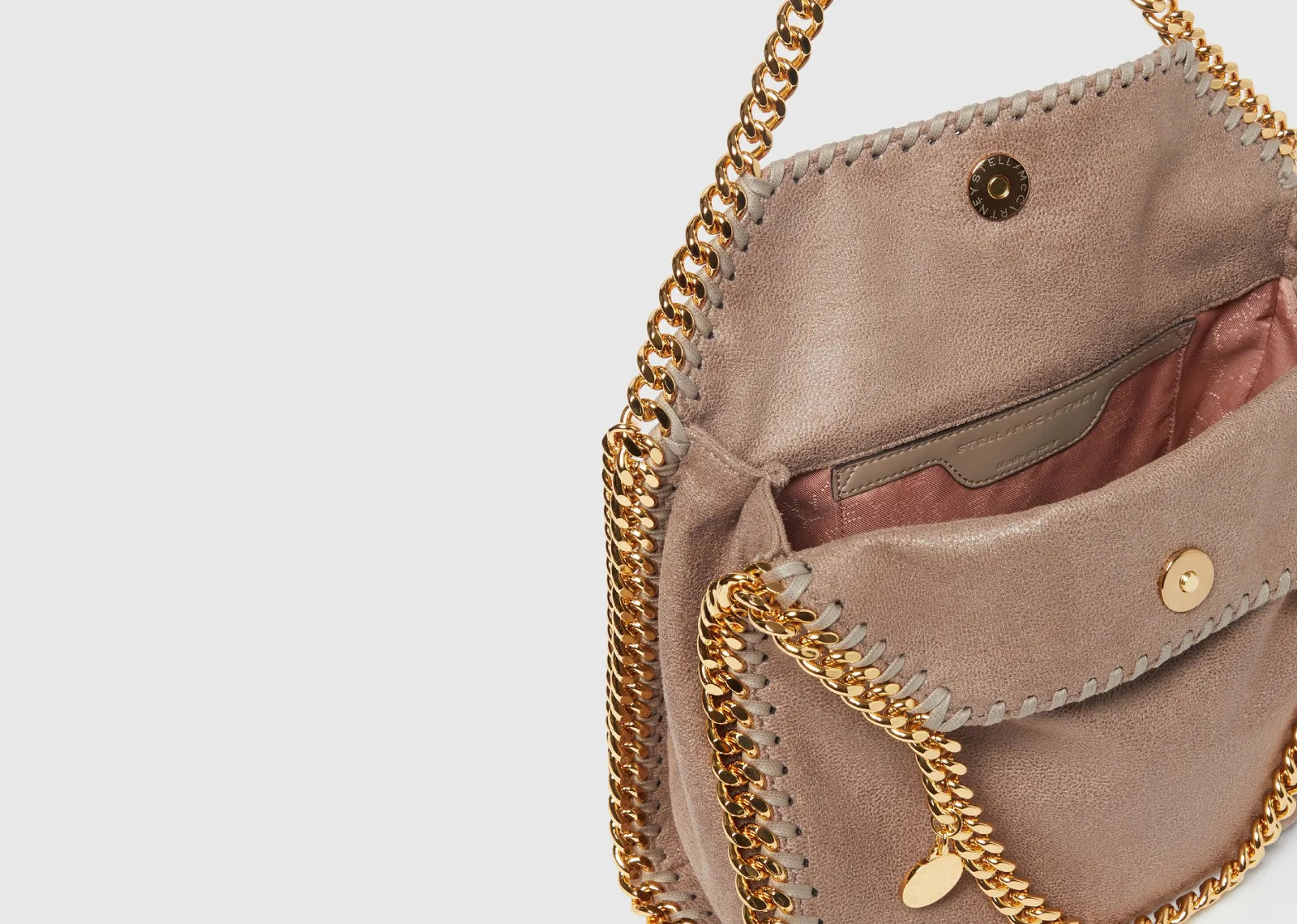 Stella Mc Cartney Falabella Mini Tote Bag Moss Gold 4
