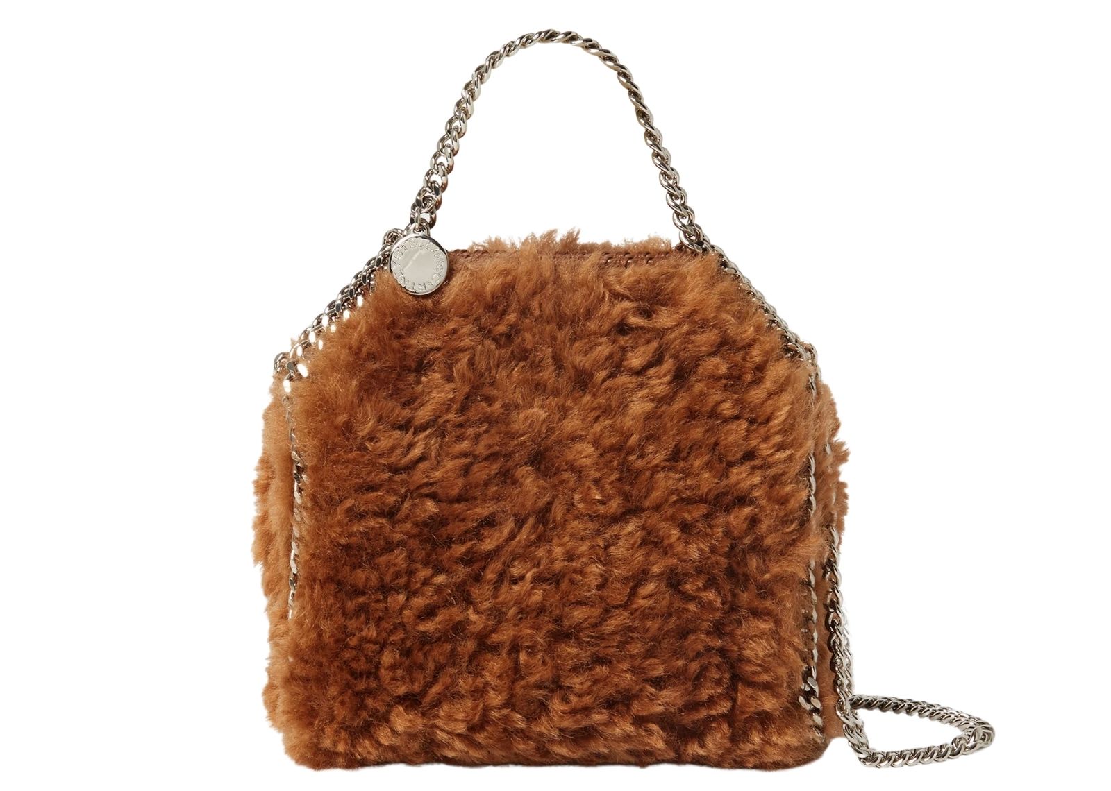 Stella Mc Cartney Falabella Plush Mini Tote Bag Ginger