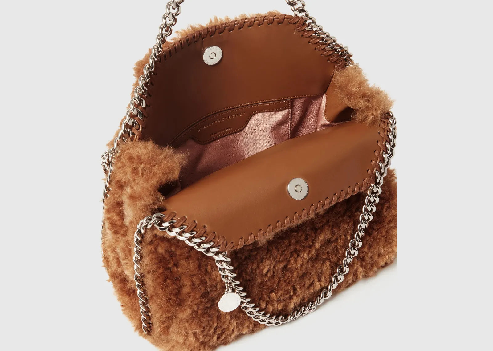 Stella Mc Cartney Falabella Plush Mini Tote Bag Ginger 4