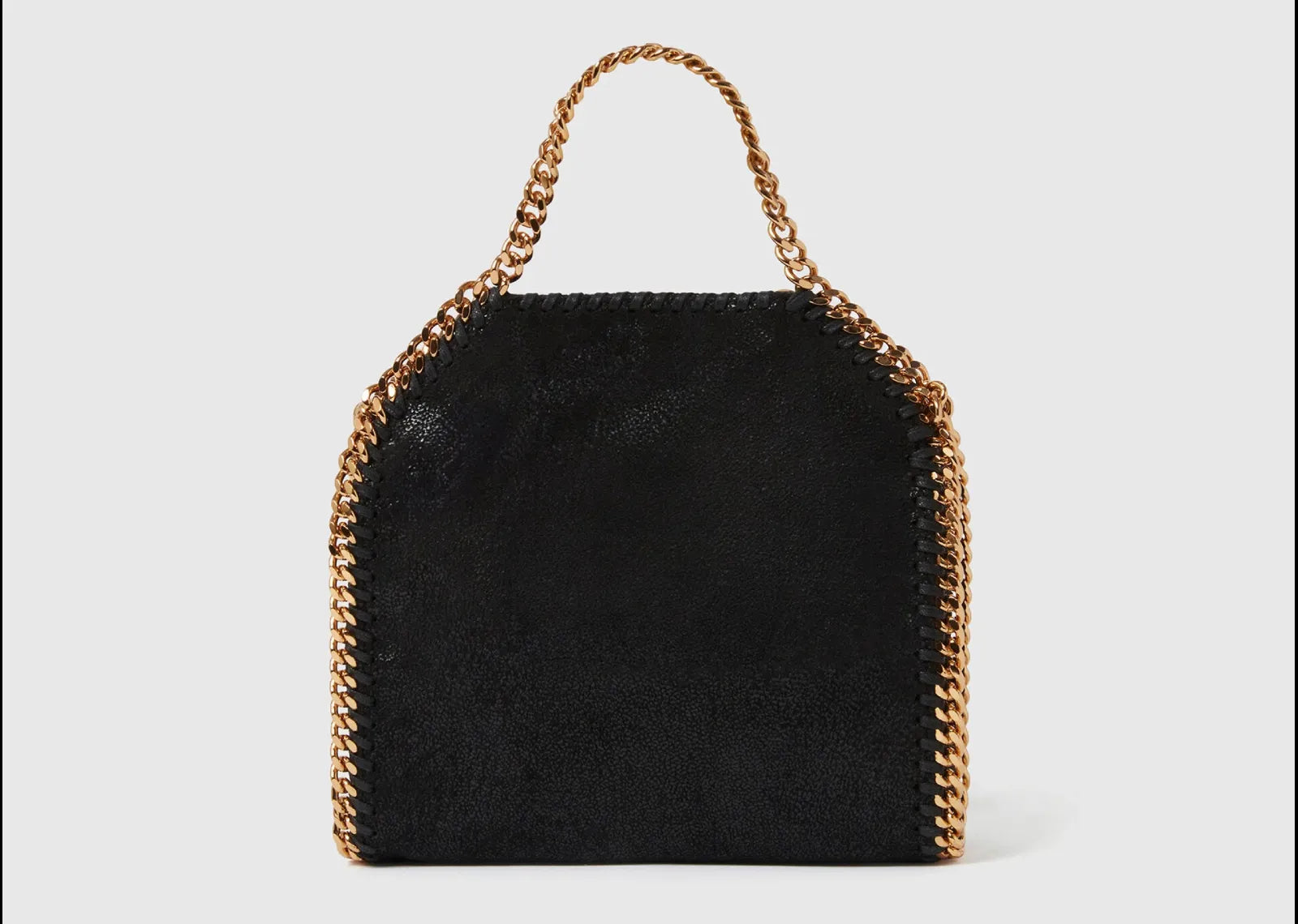 Stella Mc Cartney Falabella Tiny Tote Bag Black Gold 4
