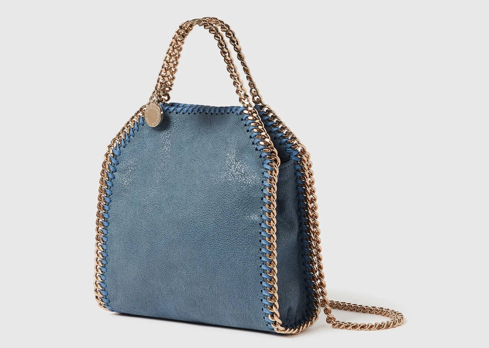 Stella Mc Cartney Falabella Tiny Tote Bag Feather Blue 2