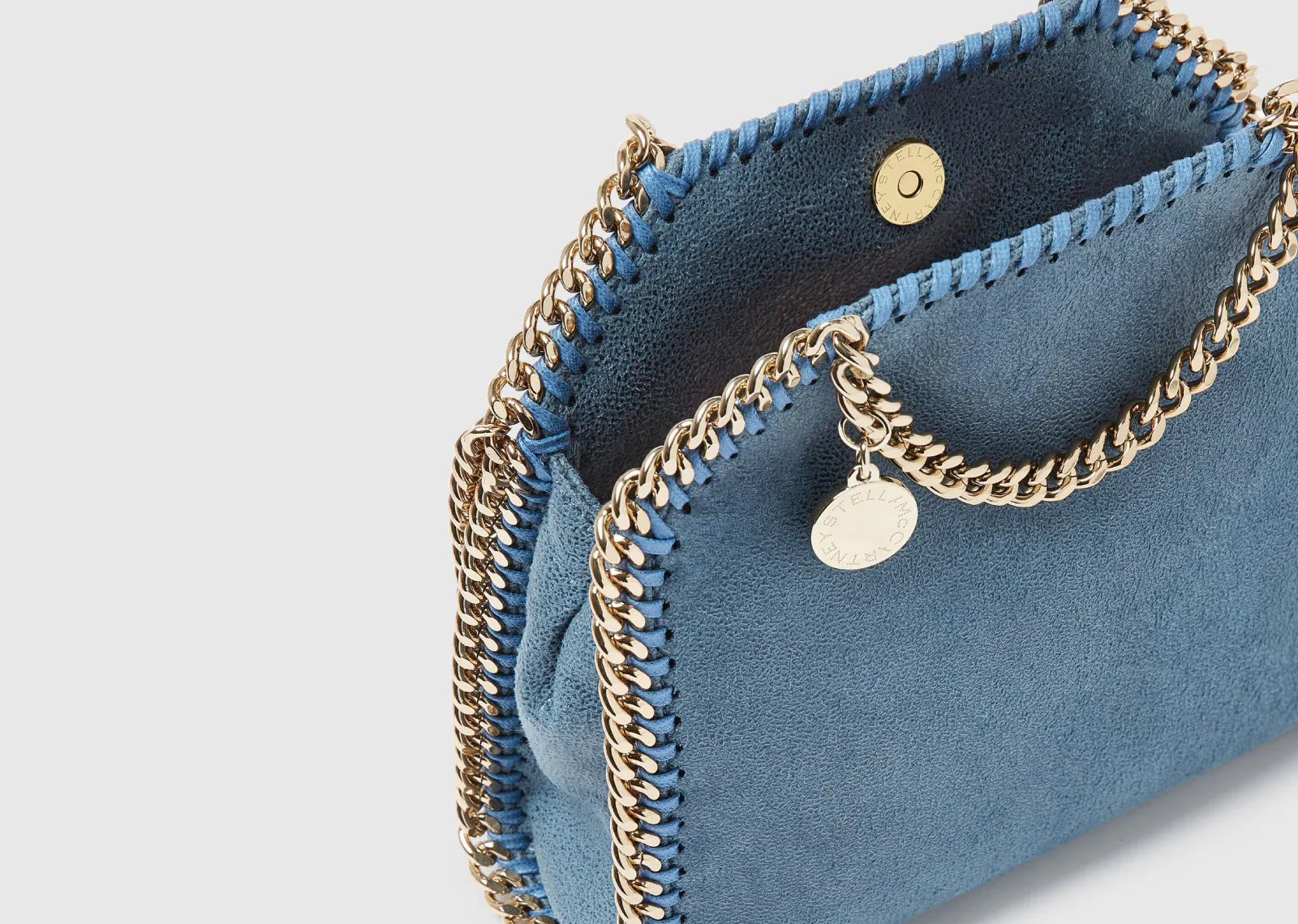 Stella Mc Cartney Falabella Tiny Tote Bag Feather Blue 4