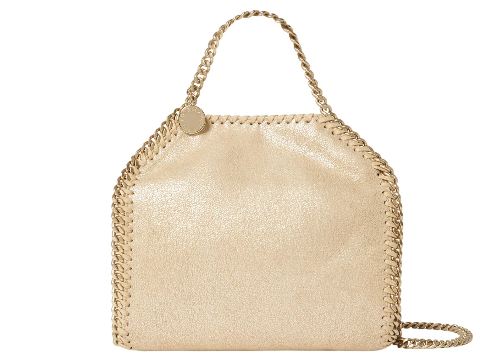 Stella Mc Cartney Falabella Tiny Tote Bag Gold