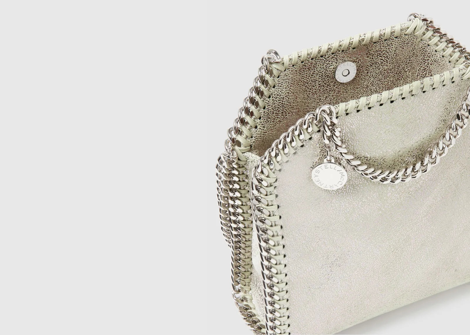 Stella Mc Cartney Falabella Tiny Tote Bag Lime Light Green 5